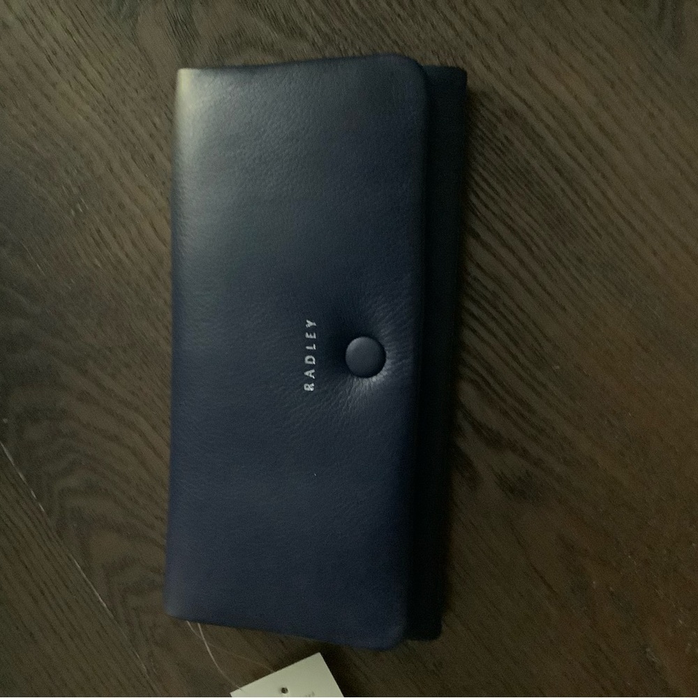 Radley Navy Blue Leather Wallet